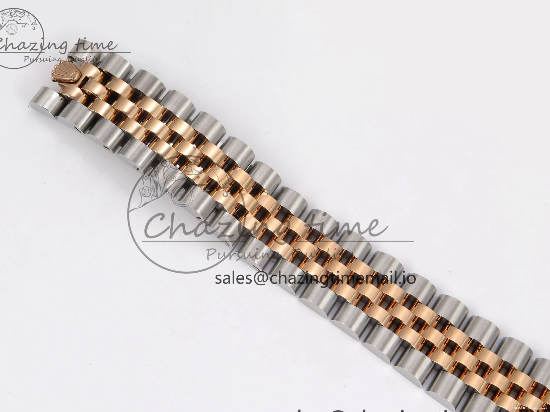 AAA Replica Watches GMF Bracelet SS on Jubilee Dimonds 278381RBR Supportive 1:1 Best 1166 Edition Brown 31 A DateJust Steel 904L RG Dial 0121